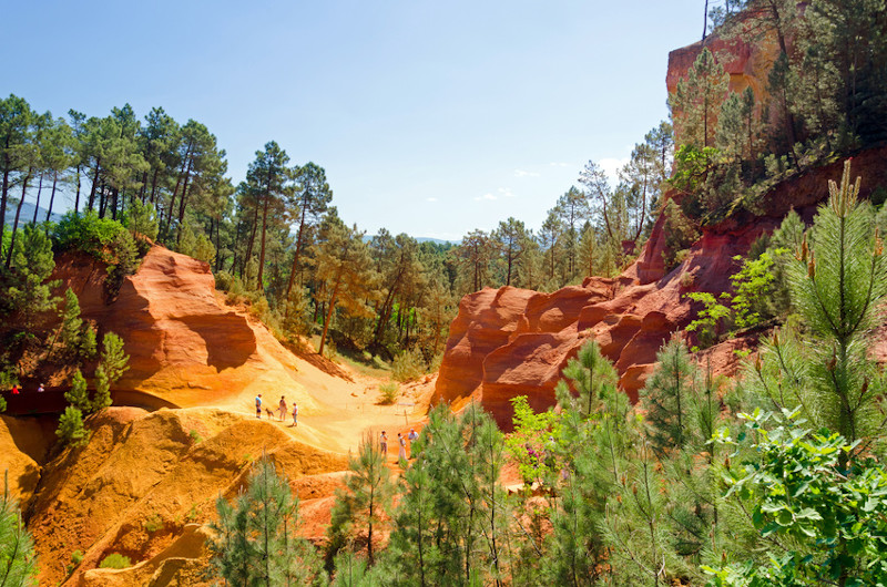 roussillon, medieval village provence