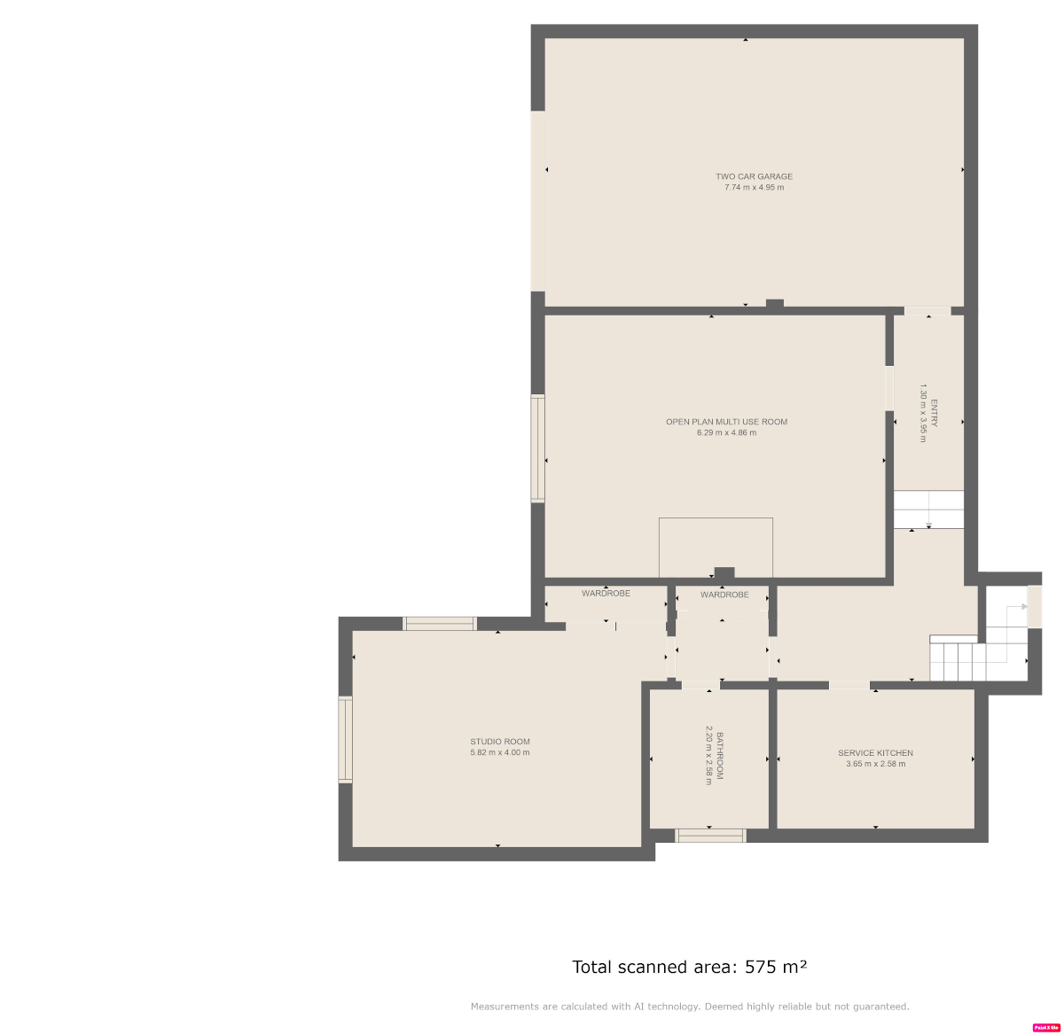 lower ground floor plan of villa for sale in estepona marbella
