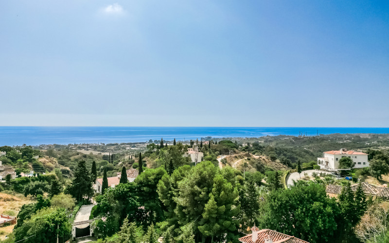 sea views from the villa