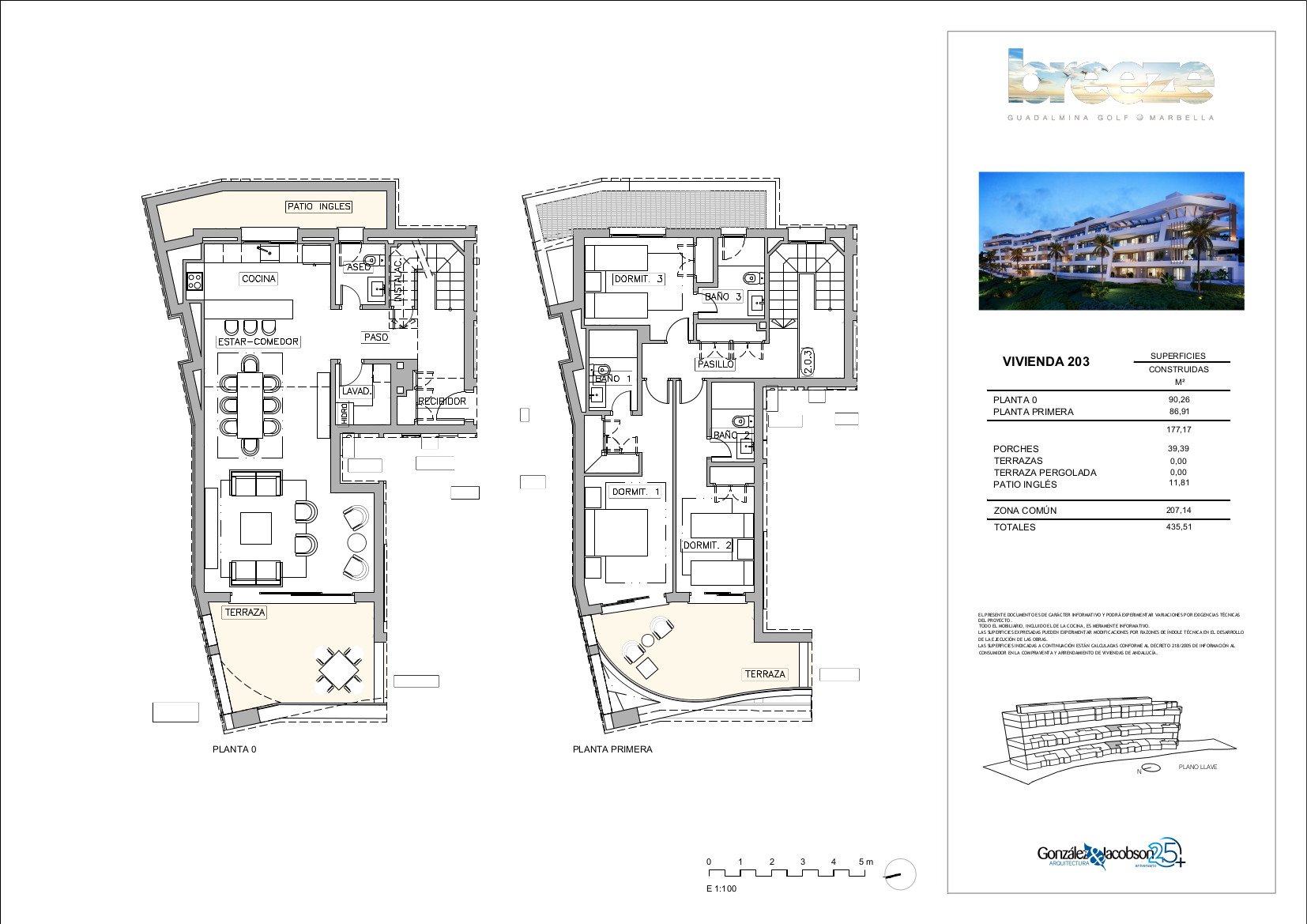 3 bedroom duplex for sale in breeze new development marbella