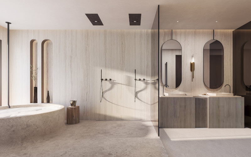 Camojan Six new 4 bedroom villa for sale in Sierra Blanca - bathroom