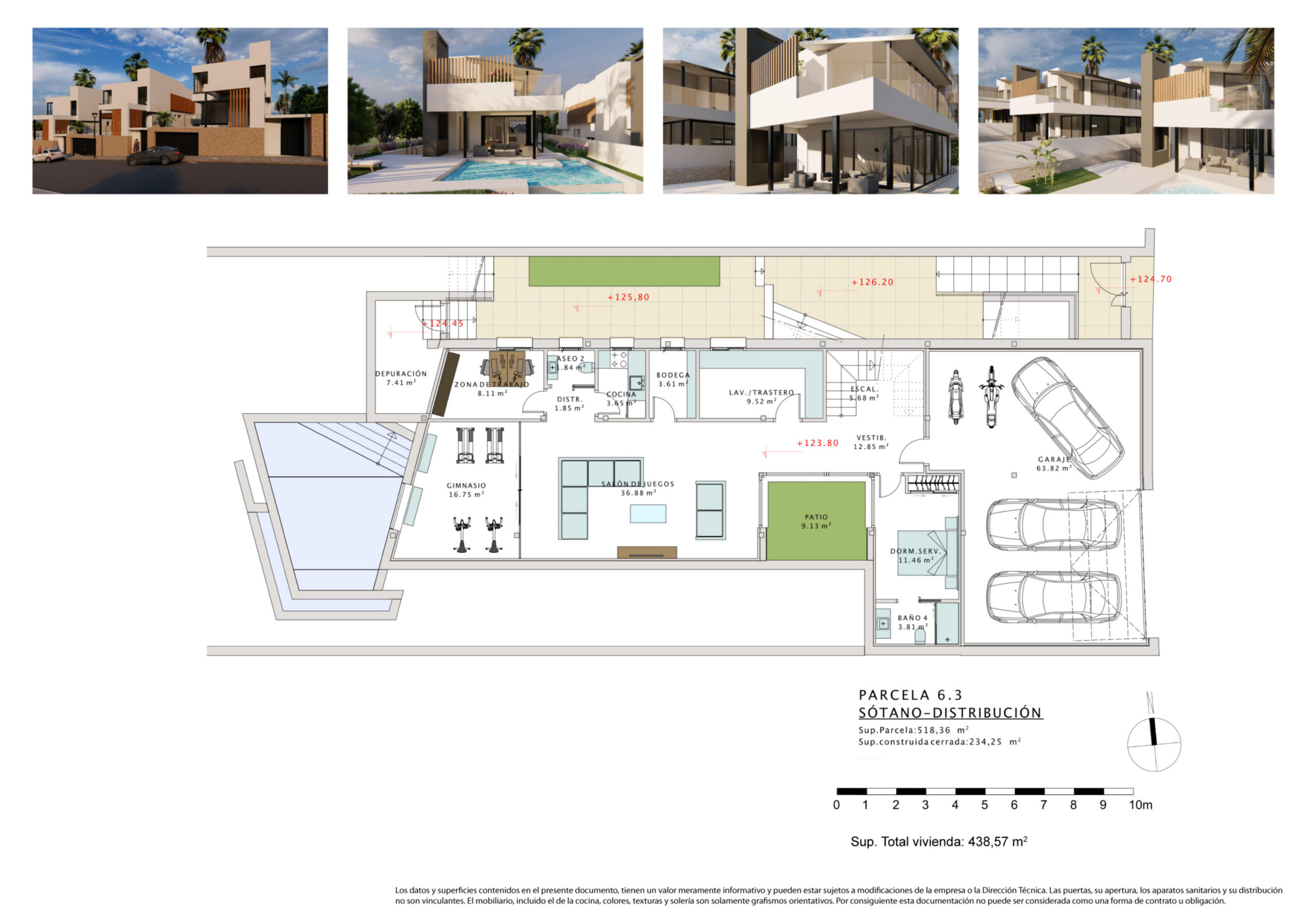5 bedroom villa floor plan in el higueron new development near malaga