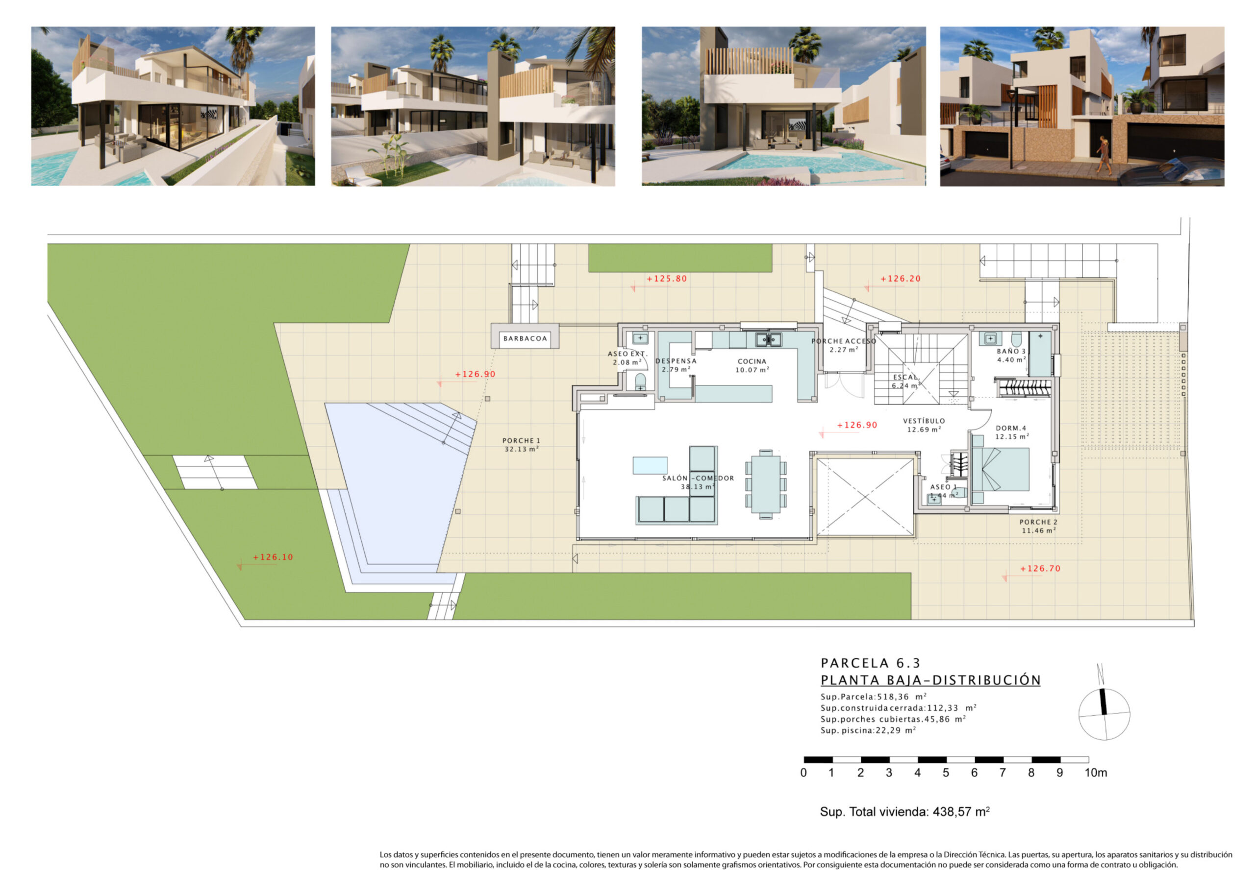 5 bedroom villa for sale in el higueron floor plans