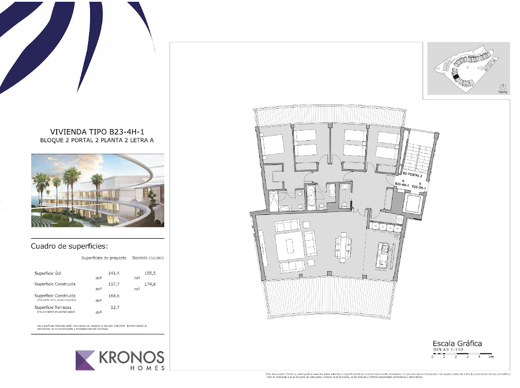 3 bedroom apartment for sale the edge new development estepona