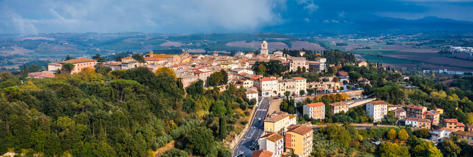 chiusi view of town