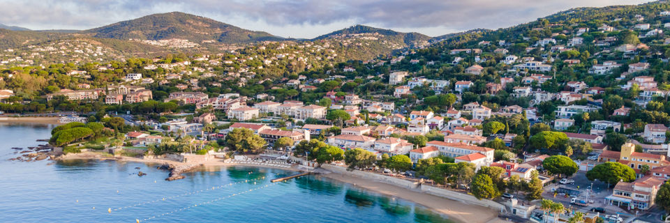 Les Issambres beach french riviera