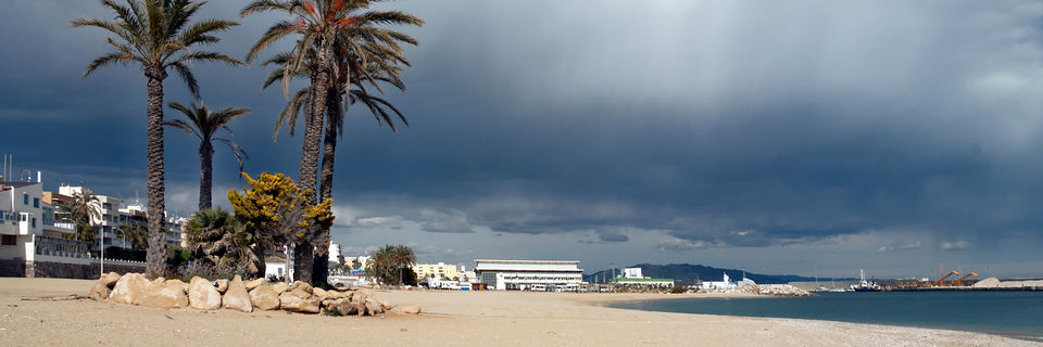 garrucha beach in andalusia, spain