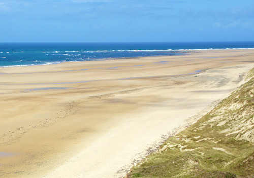 saint germain sur ay beach in normandy