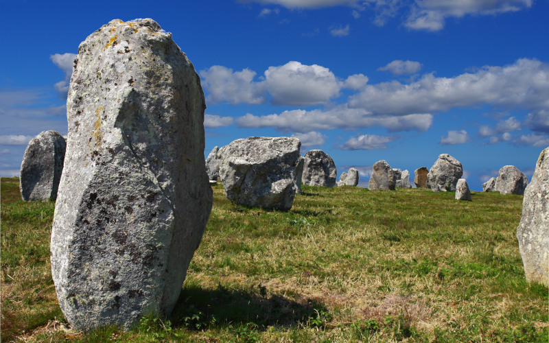 The Carnac stones brittany