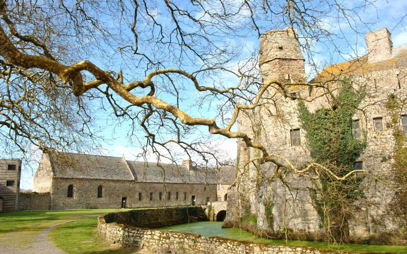 chateau de pirou in normandy