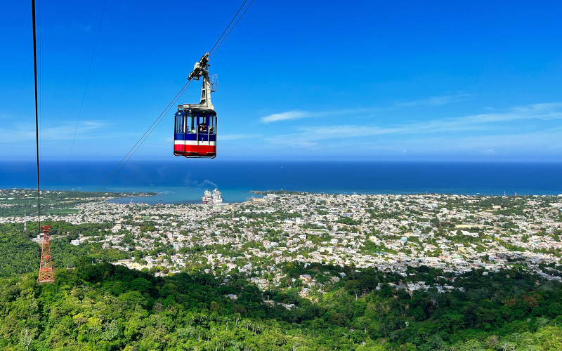 puerto plata cable car in dominican republic
