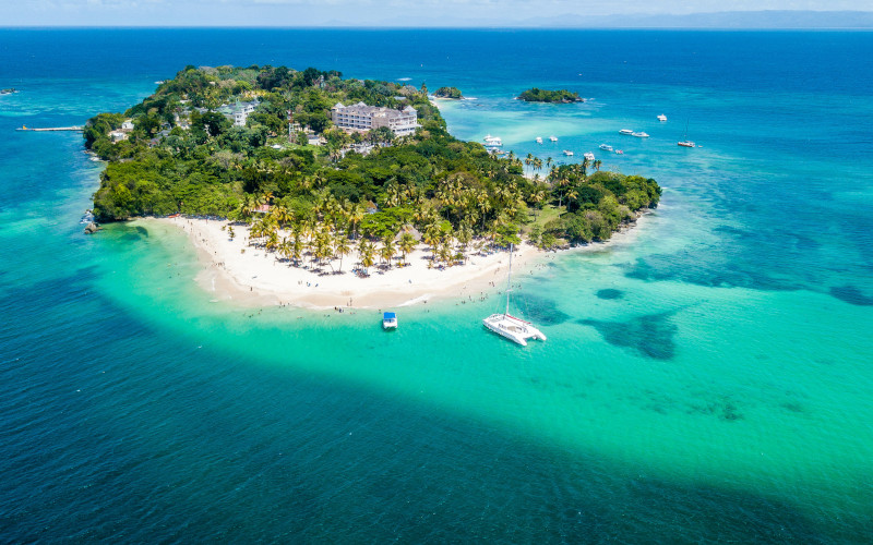 levanto island in samana bay dominican republic