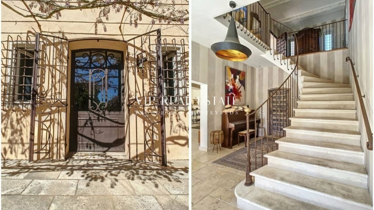 Photo of Tuscan style villa with private pool above Villeneuve Lès Avignon